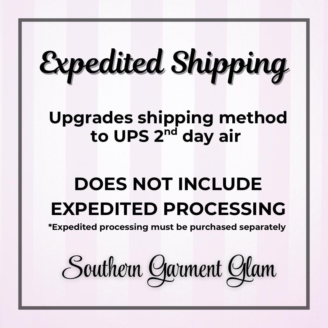 Add-on: Expedited Shipping