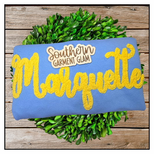 Marquette Yarn Embroidered Sweatshirt
