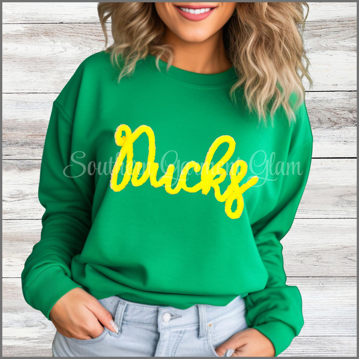 Ducks Yarn Embroidered Sweatshirt