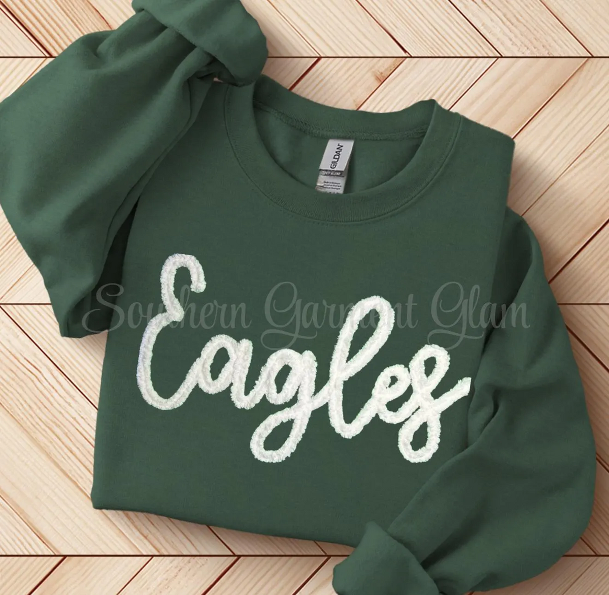 Eagles Yarn Embroidered Sweatshirt