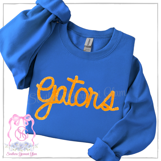 Gators Yarn Embroidered Sweatshirt