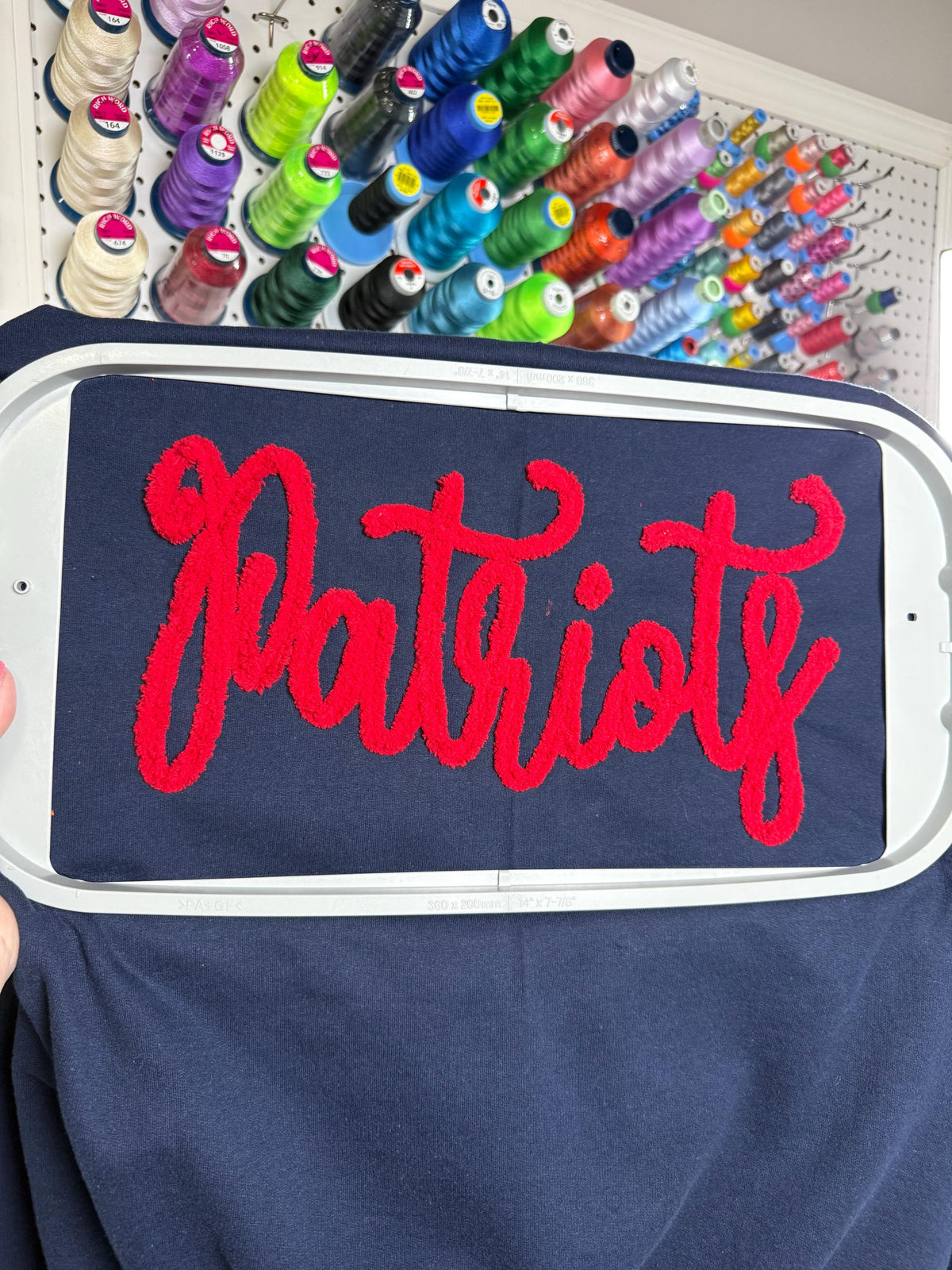 Patriots Yarn Embroidered Sweatshirt