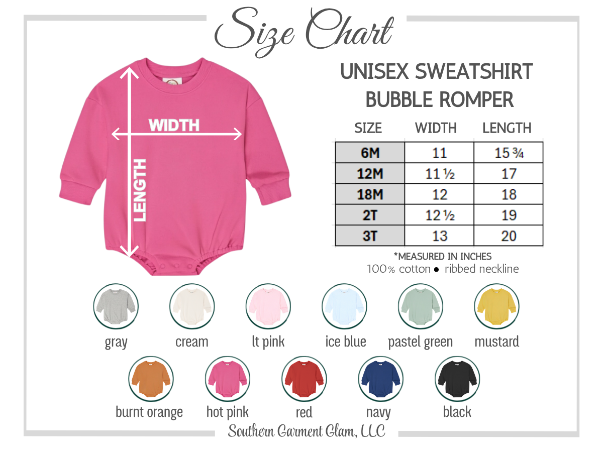 Infant Valentine Candy Hearts Personalized Sweatshirt Bubble